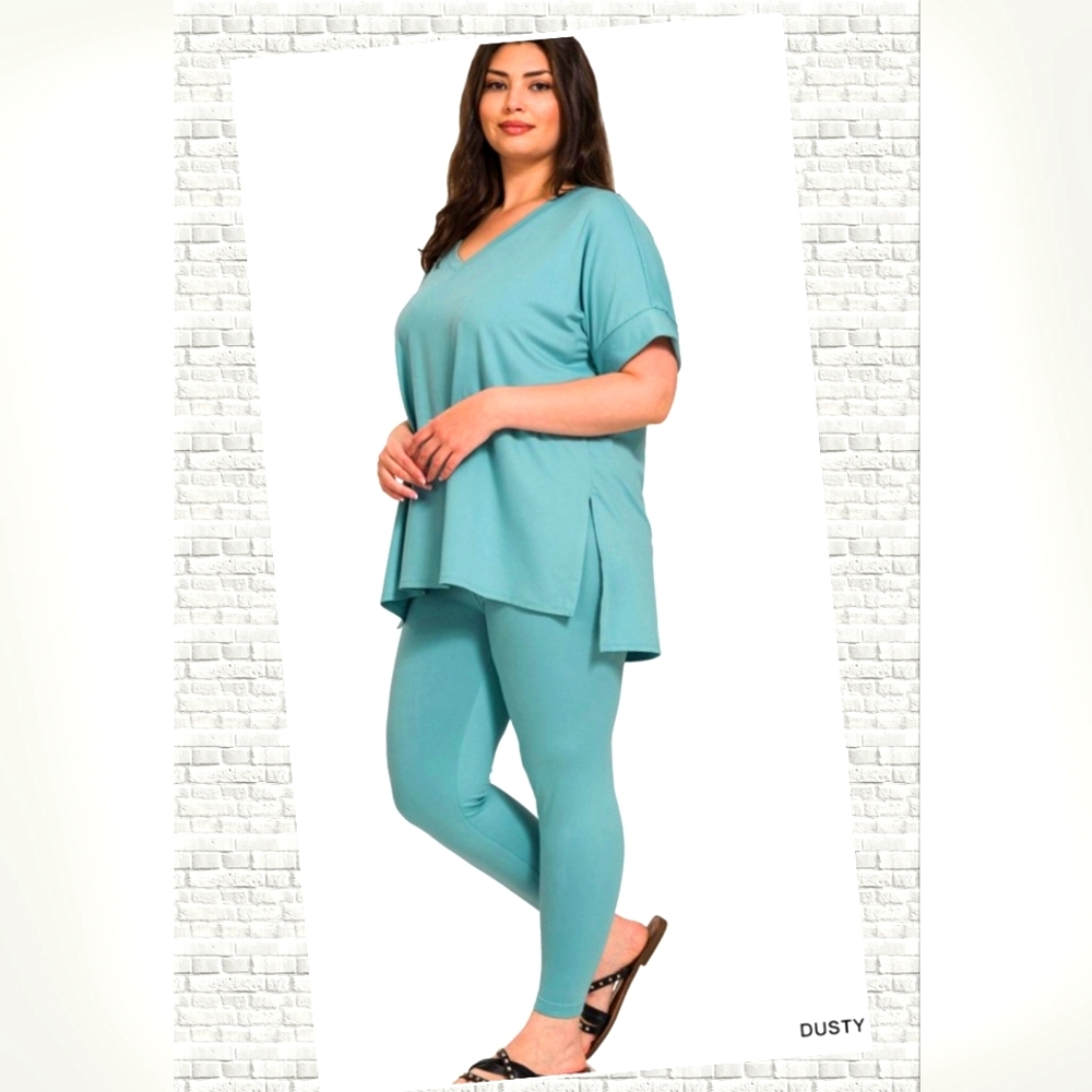 Zenana Set- Dusty Teal